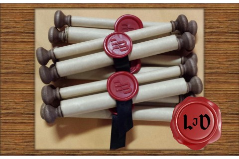 Rolled Scroll with Wax Seal